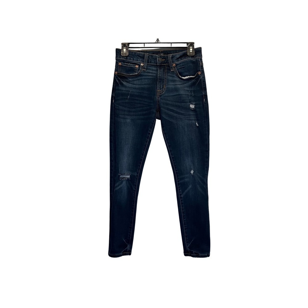 Aeropostale Super Skinny Midrise  Ripped Denim Distressed Jeans Women Size 27/28
